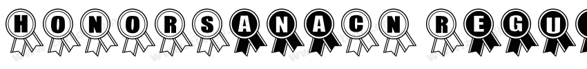 HONORSanaCN Regular字体转换 HONORSanaCN Regular字体转换